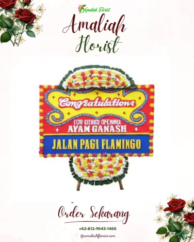 Bunga Papan Congratulation di Mokaha